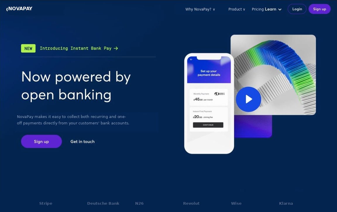 Beispiel einer modernen Website nach dem Redesign
